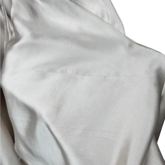 Zara champagne mini slip dress, Med, low back with tie back detail, silky Party - Picture 7 of 9